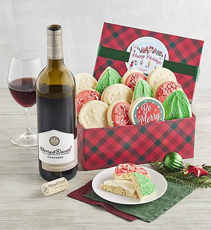 Red Wine and Cheryl's® Holiday Cookies